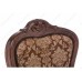 Стул деревянный Руджеро с мягкими подлокотниками орех / шоколад