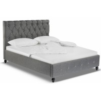 Кровать Relax 160х200 dark grey