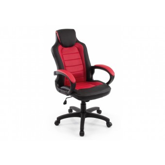 Компьютерное кресло Kadis темно-красное / черное